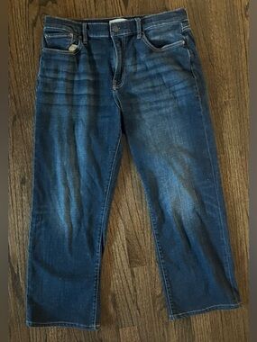 Lucky Brand Men's Dark Blue Straight Jeans